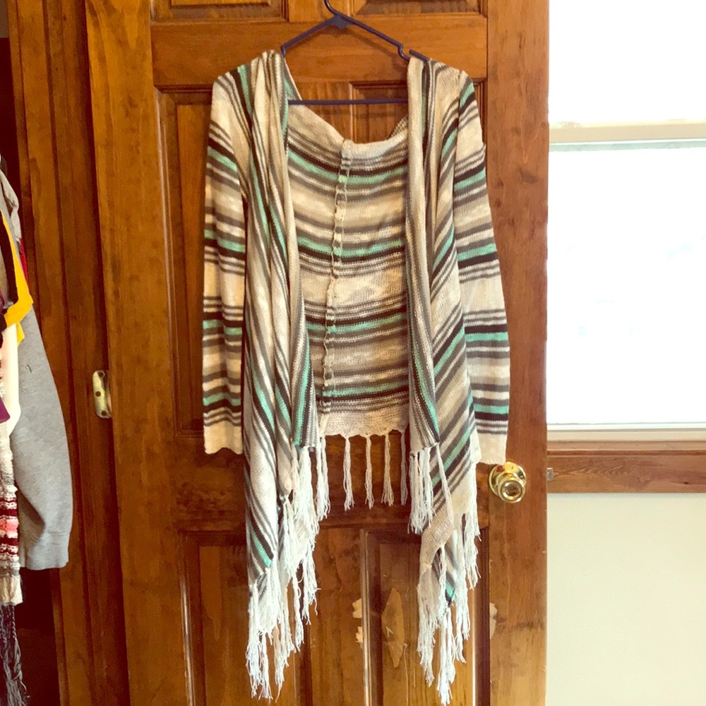 Waterfall cardigan